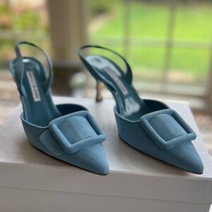 Manolo Blahnik Maysli Pumps Sz 7.5